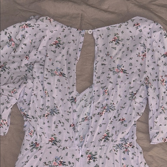 Streetwear Society Floral Lavender Dress/Romper Size M - Picture 4 of 5